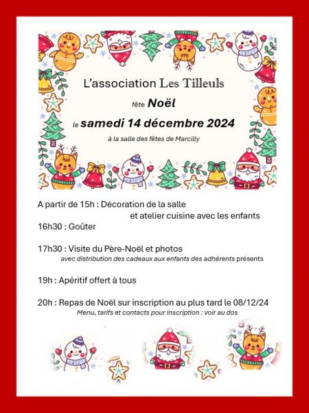 invitation à la fête de noël 2024