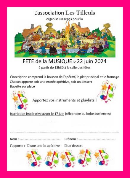 Invitation à la Fête de la Musique 2024