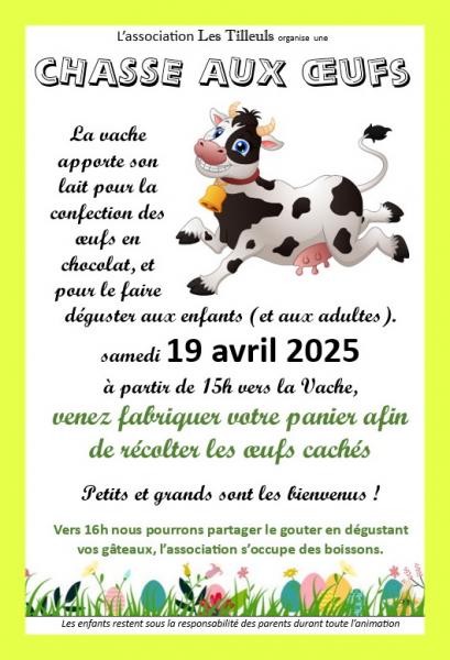 Invitation à la Chasse aux Oeufs 2025